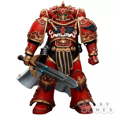 Фигурка JoyToy. Warhammer 30,000: Blood Angels Legion Praetor with Paragon Blade 153954