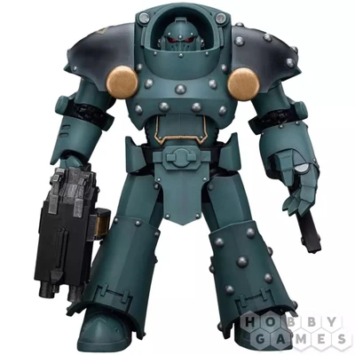 Фигурка JoyToy. Warhammer 30,000: Sons of Horus Tartaros Terminator Squad Terminator with Combi-Bolter and Chainfist 148198