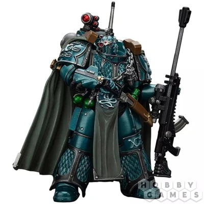 Фигурка JoyToy. Warhammer 30,000: Alpha Legion Exodus "The One who is Many" With Sniper Rifle And Power Dagger 192675