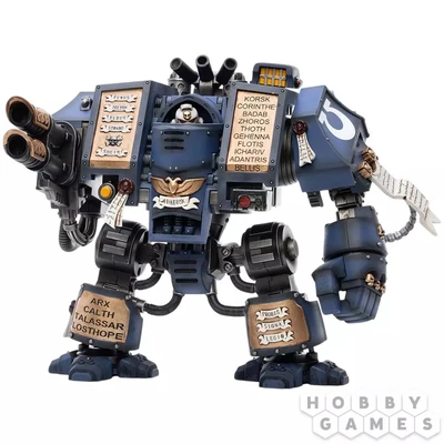 Фигурка JoyToy. Warhammer 40,000: Space Marines Ultramarines Venerable Dreadnought 190418