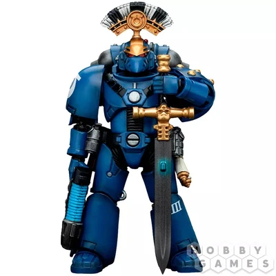 Фигурка JoyToy. Warhammer 30,000: Ultramarines MK VI Tactical Squad Sergeant with Plasma Pistol and Power Sword 153979