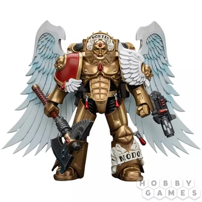 Фигурка JoyToy. Warhammer 40,000: Blood Angels Sanguinary Guard with Encarmine Axe and Inferno Pistol 148216
