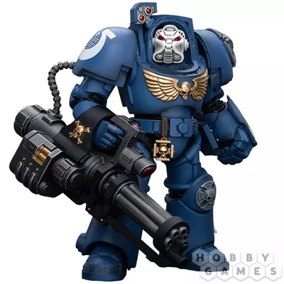 Фигурка JoyToy. Warhammer 40,000: Ultramarines Terminator Squad Terminator with Assault Cannon 141579