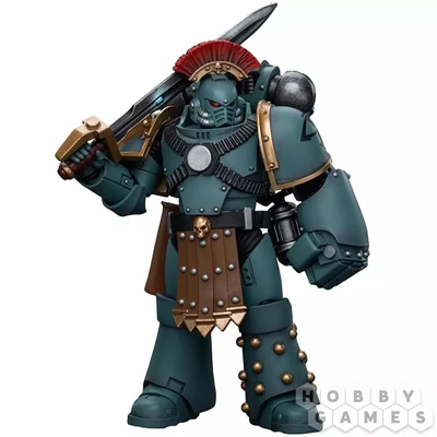 Фигурка JoyToy. Warhammer 30,000: Sons of Horus. MKIV Tactical Squad Sergeant with Power Fist 141561