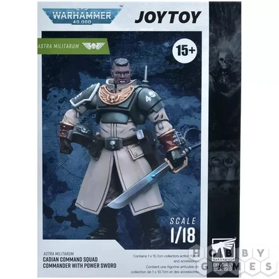 Фигурка JoyToy. Warhammer 40,000: Astra Militarum Commander with Power Sword 135937