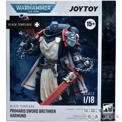Фигурка JoyToy. Warhammer 40,000: Black Templars Primaris Sword Brethren Harmund 135934