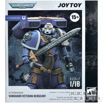 Фигурка JoyToy. Warhammer 40,000: Ultramarines Vanguard Veteran Sergeant 135927