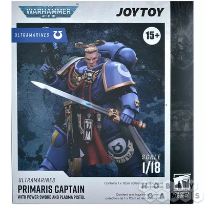 Фигурка JoyToy. Warhammer 40,000: Primaris Captain with Power Sword and Plasma Pistol 125183