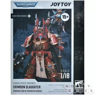 Фигурка JoyToy. Warhammer 40,000: Crimson Slaughter Sorcerer Lord in Terminator Armour 125161