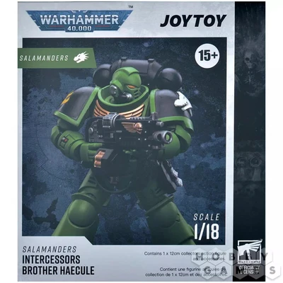 Фигурка JoyToy. Warhammer 40,000: Salamanders Intercessors Brother Haecule 102381