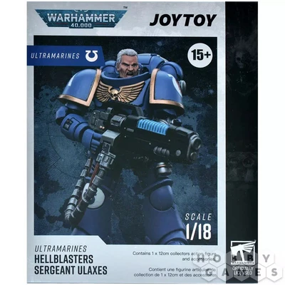 Фигурка JoyToy. Warhammer 40,000: Ultramarines Hellblasters Sergeant Ulaxes 102373