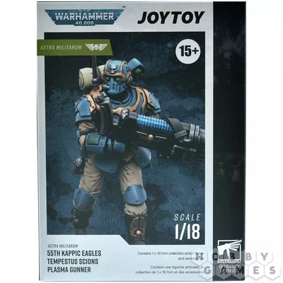 Фигурка JoyToy. Warhammer 40,000: Astra Militarum 55th Kappic Eagles Plasma Gunner 102368