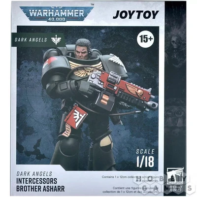 Фигурка JoyToy. Warhammer 40,000: Dark Angels Intercessors Brother Asharr 102366