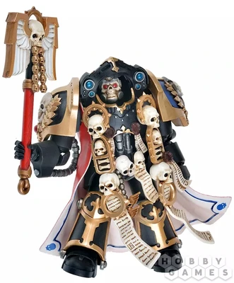 Фигурка JoyToy. Warhammer 40,000: Ultramarines Terminator Chaplain Brother Vanius 102349