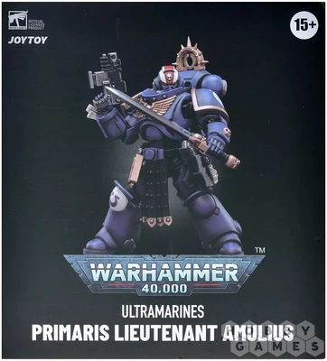 Фигурка JoyToy. Warhammer 40,000: Ultramarines Primaris Lieutenant Amulius 100177