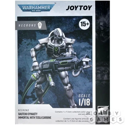 Фигурка JoyToy. Warhammer 40,000: Necrons Sautekh Dynasty Immortal with Tesla Carbine 100147