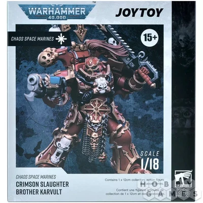 Фигурка JoyToy. Warhammer 40,000: Chaos Space Marines Crimson Slaughter Brother Karvult 100128