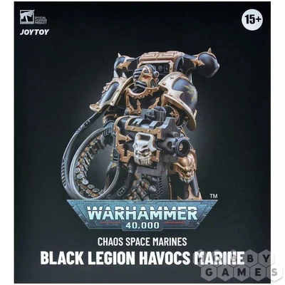 Фигурка JoyToy. Warhammer 40,000: Chaos Space Marines Black Legion Havocs Marine 04 100116