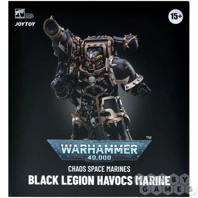 Фигурка JoyToy. Warhammer 40,000: Chaos Space Marines Black Legion Havocs Marine 02 100114