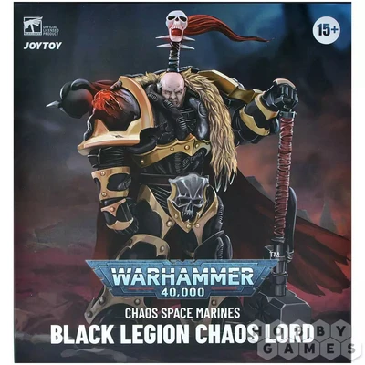 Фигурка JoyToy. Warhammer 40,000: Chaos Space Marines Black Legion Chaos Lord 100113