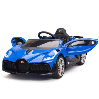 Детский электромобиль Bugatti Divo (синий, 12V) - HL338 HL338-BLUE