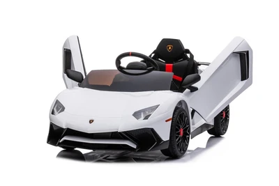 Детский электромобиль Lamborghini Aventador SV Roadster 2WD 12V - BDM0931-WHITE BDM0931-WHITE