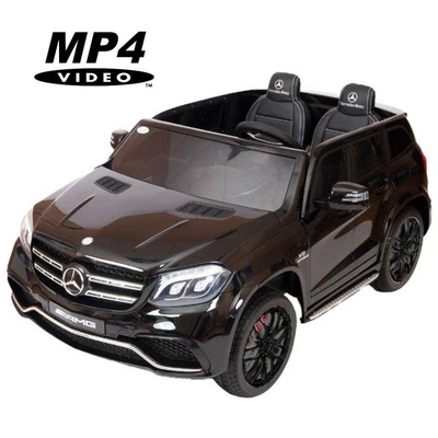 Детский электромобиль Mercedes Benz GLS63 LUXURY 4WD 12V MP4 - Black - HL228-LUX-MP4 HL228-LUX-BLACK-PAINT-MP4