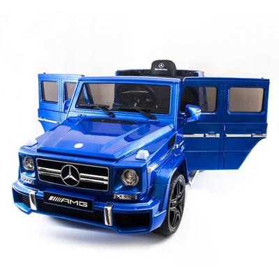 Детский электромобиль Mercedes Benz G63 LUXURY 2.4G - Blue - HL168-LUX HL168-LUX-BLUE-PAINT