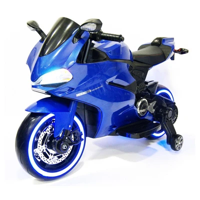 Детский электромобиль - мотоцикл Ducati Blue - SX1628-G SX1628-G-BLUE