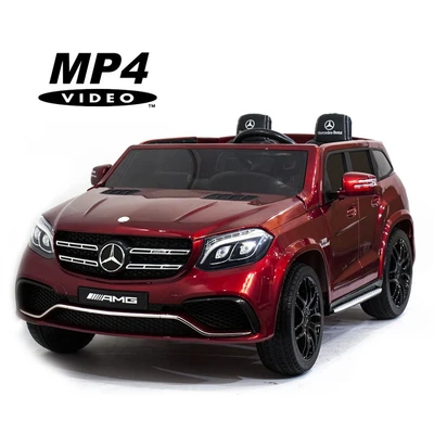 Детский электромобиль Mercedes Benz GLS63 LUXURY 4WD 12V MP4 - Red - HL228-LUX-MP4 HL228-LUX-RED-PAINT-MP4