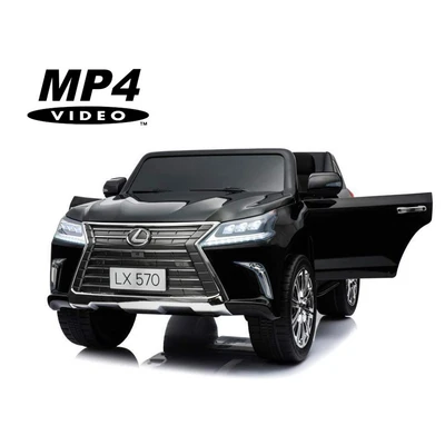 Детский электромобиль Lexus LX570 4WD MP4 - DK-LX570-BLACK-PAINT-MP4 DK-LX570-BLACK-PAINT-MP4