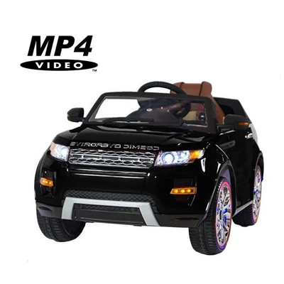 Детский электромобиль Range Rover Luxury Black MP4 12V - SX118-S SX118-S-BLACK-PAINT-MP4