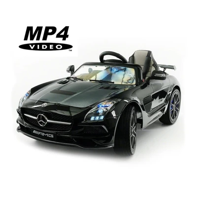 Электромобиль Mercedes-Benz SLS AMG Black Carbon Edition MP4 - SX128-S SX128-CARBON-BLACK-MP4