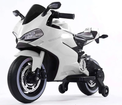 Детский электромотоцикл Ducati White 12V - FT-1628-WHITE FT-1628-WHITE
