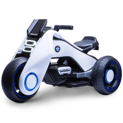 Детский электромотоцикл BMW Vision Next 100 Mini (трицикл) - BQD-6199-WHITE BQD-6199-WHITE