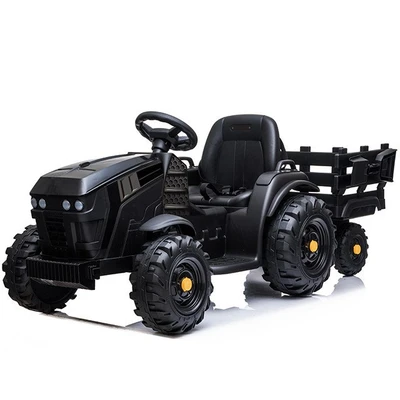 Детский электромобиль Bettyma трактор с прицепом 2WD 12V - BDM0925-BLACK BDM0925-BLACK