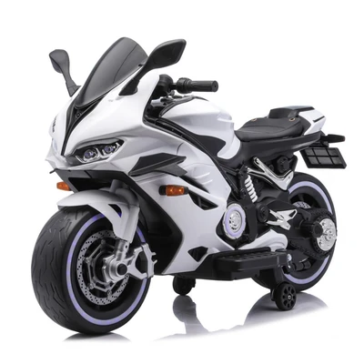 Детский электромотоцикл Ducati (12V, EVA, ручка газа, спидометр) - FT-821-WHITE FT-821-WHITE