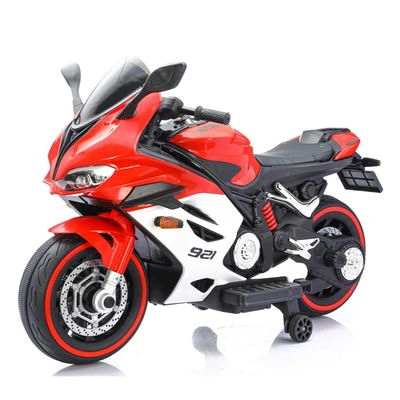 Детский электромотоцикл Ducati (12V, EVA, ручка газа, спидометр) - FT-921-RED-WHITE FT-921-RED-WHITE