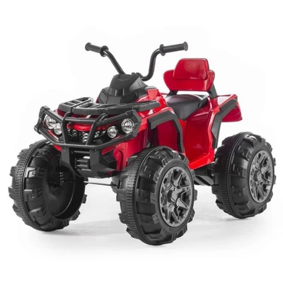 Детский квадроцикл Grizzly ATV Red 12V с пультом управления 2.4G- BDM0906 BDM0906-RED-RC
