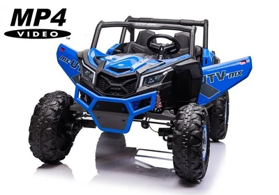 Детский электромобиль XMX Багги (синий, MP4, EVA, 4WD, 24V) - XMX613-4WD-24V-BLUE-MP4 XMX613-4WD-24V-BLUE-MP4