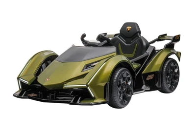 Детский электромобиль Lamborghini V12 Vision Gran Turismo 4WD 12V - HL528-LUX-ARMY-GREEN HL528-LUX-ARMY-GREEN