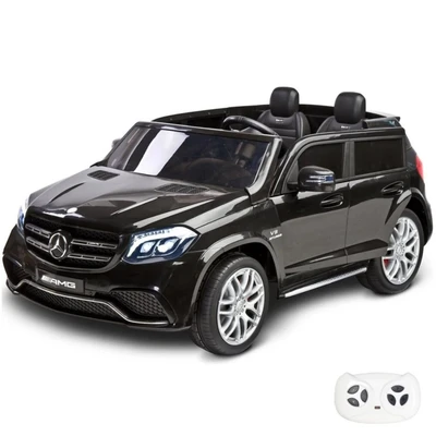 Электромобиль Mercedes Benz GLS63 (черный лак, 4WD, 12V) - HL228 HL228-BLACK-PAINT