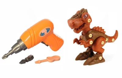 Игровой набор-конструктор Динозавр Тираннозавр с электрической отверткой - RS009-1 RS009-1