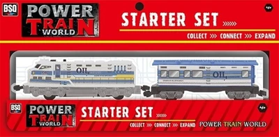 Локомотив и грузовой вагон для железной дороги BSQ - BSQ-2021-4 BSQ-2021-4