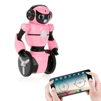 Розовый робот WL toys F4 c WiFi FPV камерой, управление через APP - WLT-F4-PINK WLT-F4-PINK