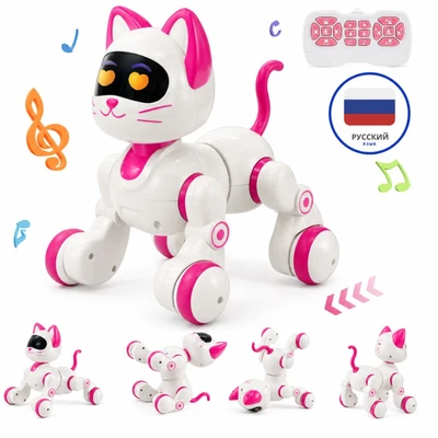 Радиоуправляемая интерактивная кошка Акробат - AW-6602-WHITE AW-6602-WHITE