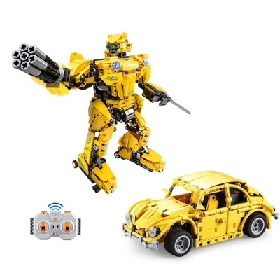 Радиоуправляемый конструктор CADA 2 в 1 трансформер B127-BeeBot (1124 детали) - C51029W C51029W