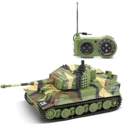 Радиоуправляемый танк Great Wall Tiger (зеленый камуфляж, 27MHz, 1:72) - 2117-1 2117
