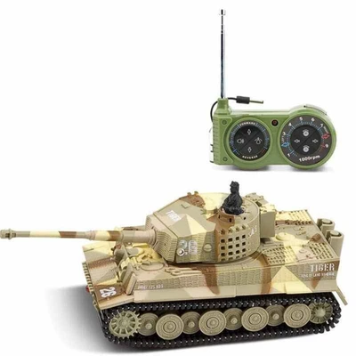 Радиоуправляемый танк Great Wall Tiger (песочный камуфляж, 35MHz, 1:72) - 2117-2 2117-2