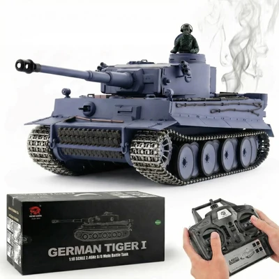 Радиоуправляемый танк Heng Long German Tiger Pro V7.0 масштаб 1:16 2.4G - 3818-1PRO-V7 HL-3818-1PRO-V7